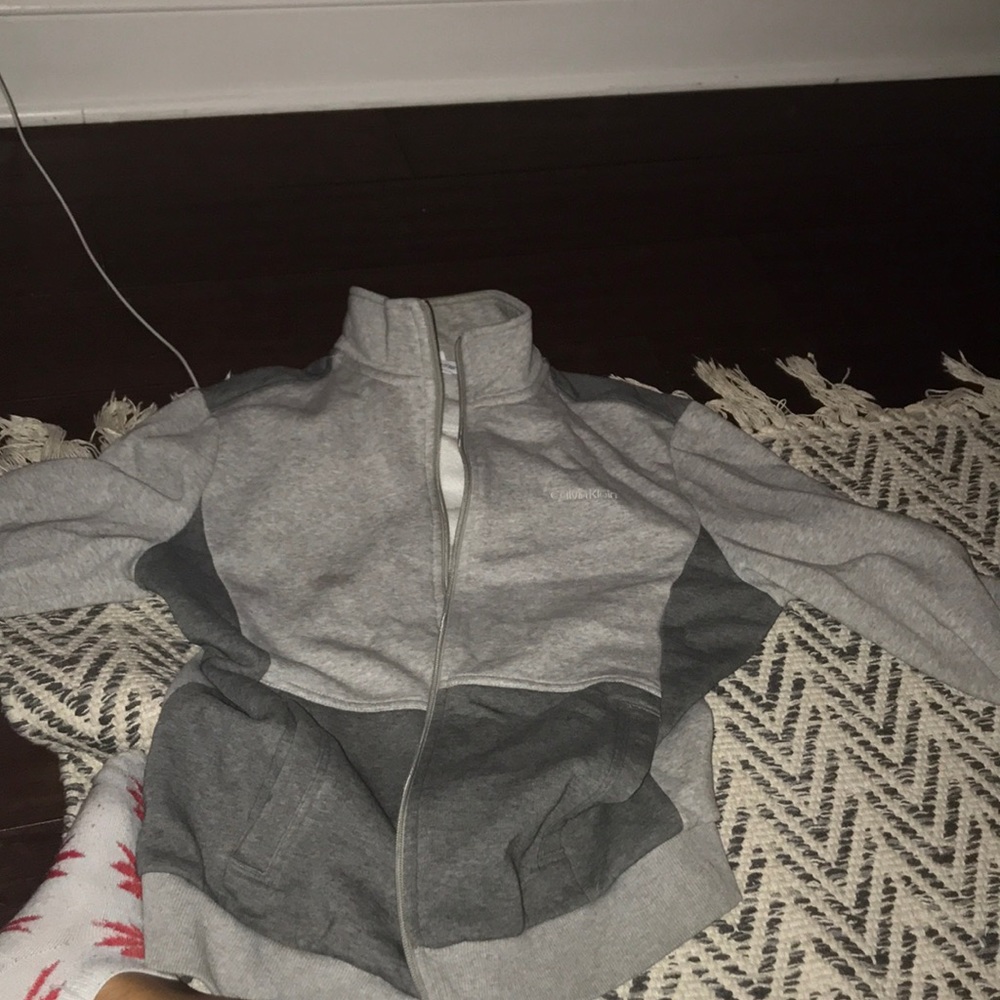 calvin klein zip up jacket